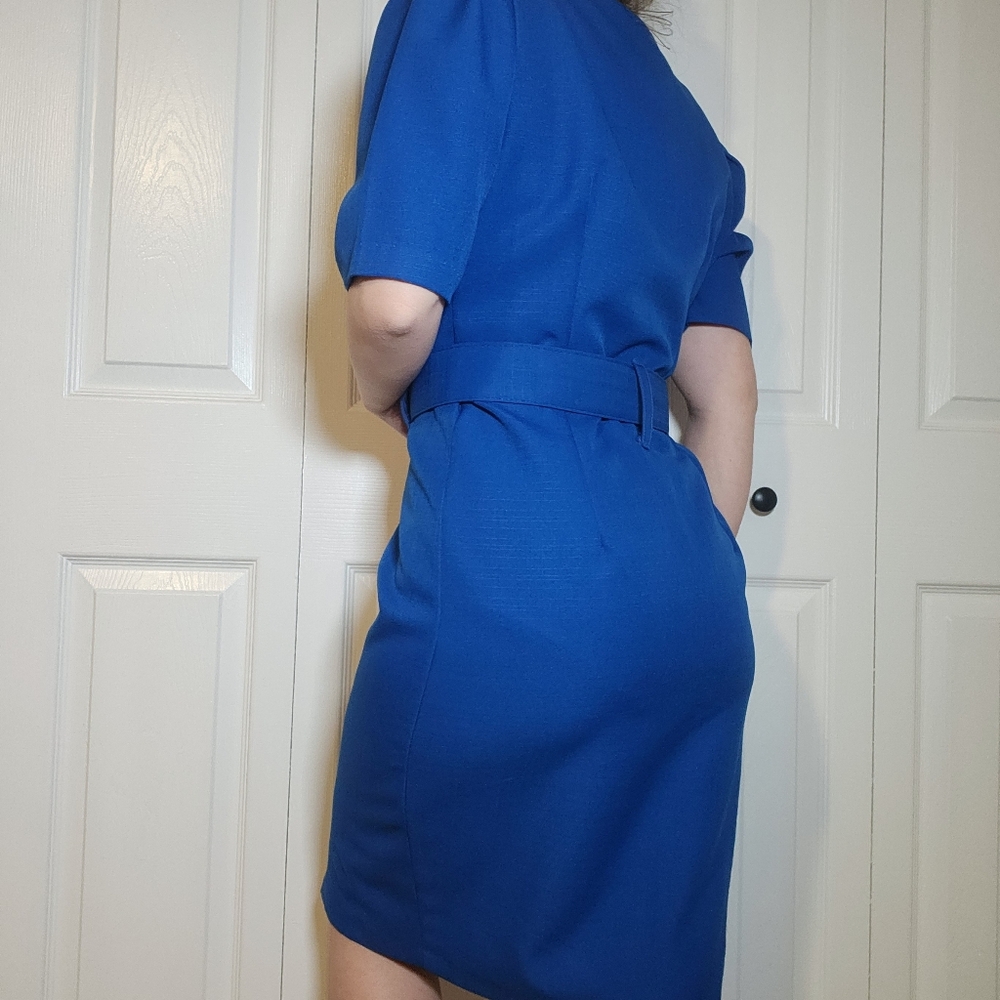 80's Button-up Dress - Picture 3 of 6